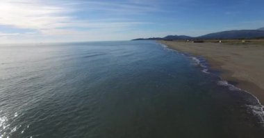 Velika Plaza, Ulcinj havadan görünümü.