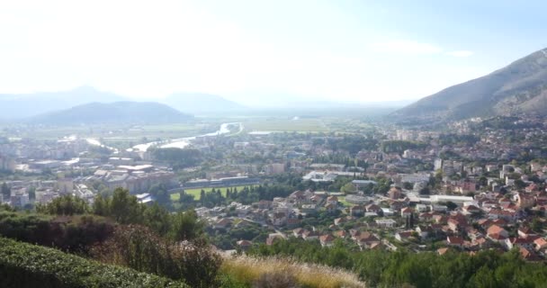 Trebinje city. Bosnia and Herzegovina — Stock Video