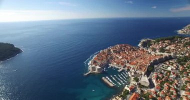 Dubrovnik'in havadan görünümü