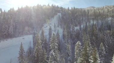 Kayak merkezinin hava görüntüsü