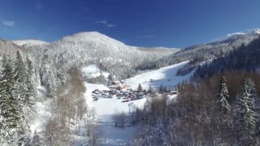 Kayak merkezinin hava görüntüsü