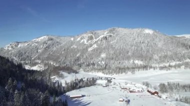 Kayak merkezinin hava görüntüsü