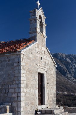 Aziz Sava Kilisesi Sveti Stefan Adası üzerinde