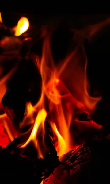 Energía Calorífica Amontonada Cerca Roja Amarilla Energía Térmica Punto Combustible — Foto de Stock