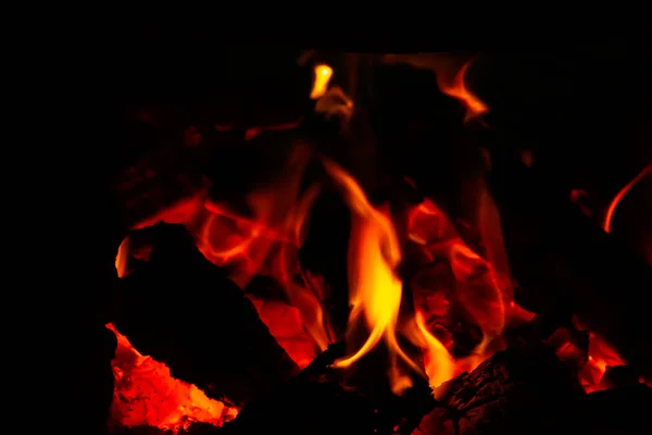 Energía Calorífica Amontonada Cerca Roja Amarilla Energía Térmica Punto Combustible — Foto de Stock