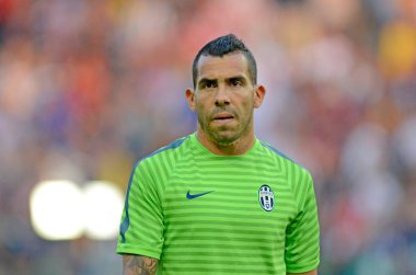 BERLIN, GERMANY - 6 Haziran 2015: Olympiastadion 'da Juventus Torino ve FC Barcelona arasında oynanan 2014 / 15 UEFA Şampiyonlar Ligi Finali sırasında çekilmiştir..