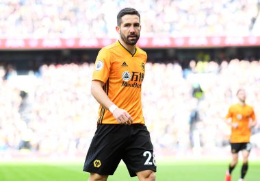 LONDON, ENGLAND - MArch 1, 2020: Wolverhampton 'dan Joao Moutinho Tottenham Hotspur FC ile Wolverhampton FC arasında oynanan 2020 / 21 Premier Lig maçı sırasında Tottenham Hotspur Stadyumu' nda çekilmiştir..