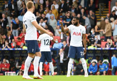 LONDON, ENGLAND - SEPTEMBER 11, 2021: Japhet Manzambi Tanganga Tottenham 'dan Crystal Palace FC ve Tottenham Hotspur FC arasında oynanan 2021 / 22 Premier League maçında çekildi. Telif Hakkı: Cosmin Iftode / Picstaff