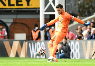 LONDON, ENGLAND - 11 Eylül 2021: Tottenham 'dan Hugo Lloris, Crystal Palace FC ve Tottenham Hotspur FC arasında oynanan 2021 / 22 Premier League maçında çekildi. Telif Hakkı: Cosmin Iftode / Picstaff