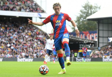 LONDON, ENGLAND - 11 Eylül 2021: Saray 'dan Conor John Gallagher, Crystal Palace FC ve Tottenham Hotspur FC arasında oynanan 2021 / 22 Premier Lig maçında çekildi. Telif Hakkı: Cosmin Iftode / Picstaff
