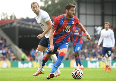 LONDON, ENGLAND - 11 SEPTEMBER 2021: Joel Edward Philip Ward (Saray 'dan), Crystal Palace FC ile Tottenham Hotspur FC arasında oynanan 2021 / 22 Premier League maçında çekildi. Telif Hakkı: Cosmin Iftode / Picstaff