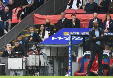 LONDON, ENGLAND - SEPTEMBER 11, 2021: Saray Müdürü Patrick Vieira, Crystal Palace FC ile Tottenham Hotspur FC arasında oynanan 2021 / 22 Premier League maçında çekildi. Telif Hakkı: Cosmin Iftode / Picstaff