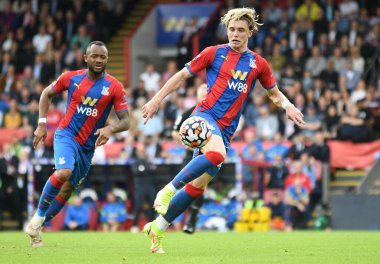 LONDON, ENGLAND - 11 Eylül 2021: Saray 'dan Conor John Gallagher, Crystal Palace FC ve Tottenham Hotspur FC arasında oynanan 2021 / 22 Premier Lig maçında çekildi. Telif Hakkı: Cosmin Iftode / Picstaff