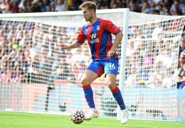 LONDON, ENGLAND - 11 Eylül 2021: Joachim Christian Andersen of Palace 2021 / 22 Premier Lig maçında Selhurst Park 'ta Crystal Palace FC ve Tottenham Hotspur FC arasında oynanan maç sırasında çekilmiştir. Telif Hakkı: Cosmin Iftode / Picstaff