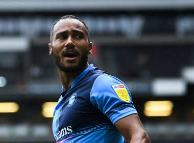 MILTON KEYNES, ENGLAND - 25 EPTEMBER 2021: Wycombe takımından Jordan John Obita, MK Dons FC ve Wycombe Wanderers FC arasında oynanan 2021 / 22 SkyBet EFL League One maçında çekilmiştir. Telif Hakkı: Cosmin Iftode / Picstaff