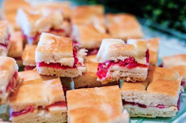 Jambon ve scamorza sıcak elmalı peynir 