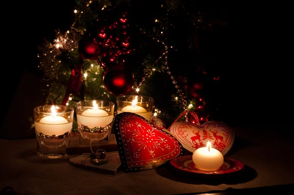 心、装飾、クリスマスの照明、クリスマス ストックフォト
