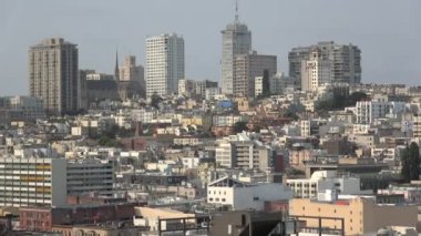 San Francisco 'nun gökyüzü ve Nob Hill' deki mimari manzarası