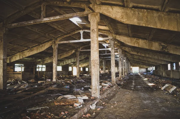 Verlaten Instortende Boerderij Rusland Regio Tula — Stockfoto