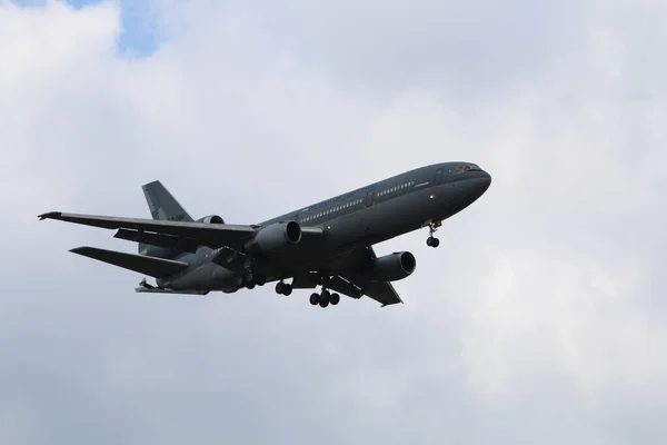 Kleine Brogel, Belçika - SEP 08, 2018: Hollanda Hava Kuvvetleri McDonnell Douglas KDC-10.
