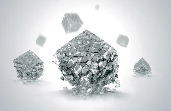 Krystaly, rozbité — Stock fotografie