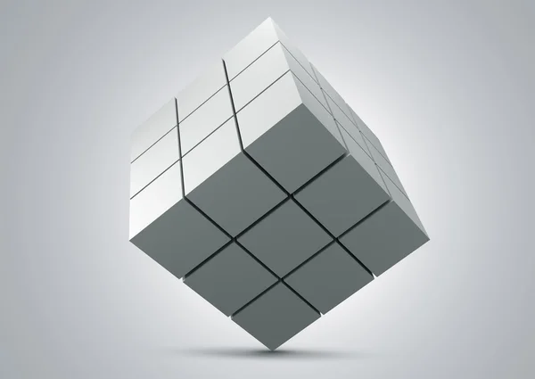 Equilibrio 3d cubo para — Foto de Stock