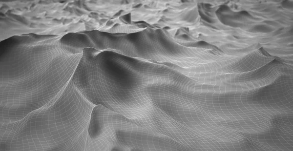 black and white wave texture closeup