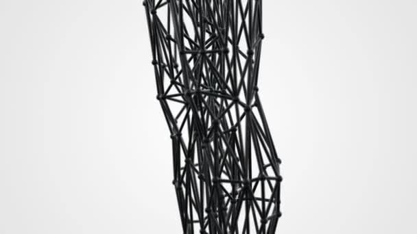 stylisé hommes low poly fil construction concept communication concept 