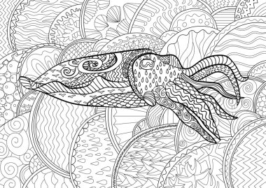 Cuttlefish with high details.
