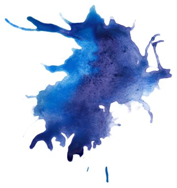 Güzel izlenen vektör suluboya sıçramak. 