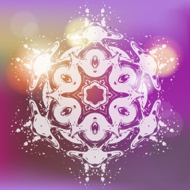 Güzel Noel kartı ile vektör kar tanesi