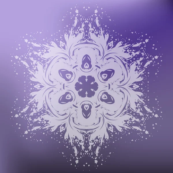 Güzel Noel kartı ile vektör kar tanesi