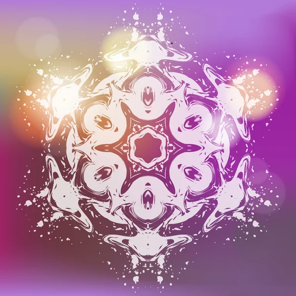 Güzel Noel kartı ile vektör kar tanesi