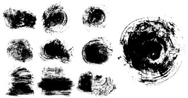 grunge öğeleri kümesi.