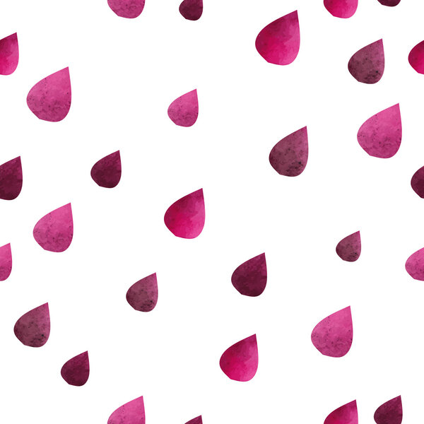 Beautiful traced vector watercolor drops.