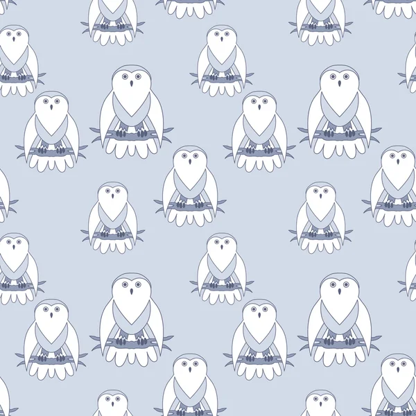 şirin baykuş seamless modeli.