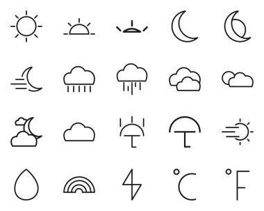 Hava simgesi dizaynı