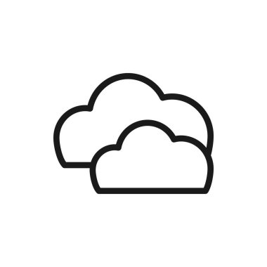 Basit bulut simgesi tasarımı