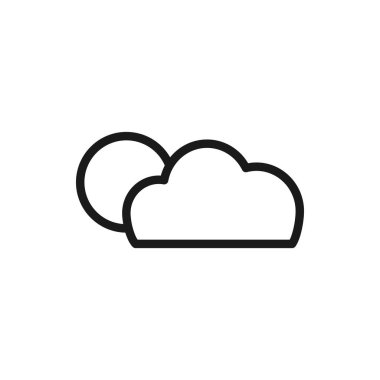 Basit bulut simgesi tasarımı