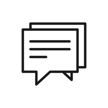 sohbet balonu simgesi tasarımı