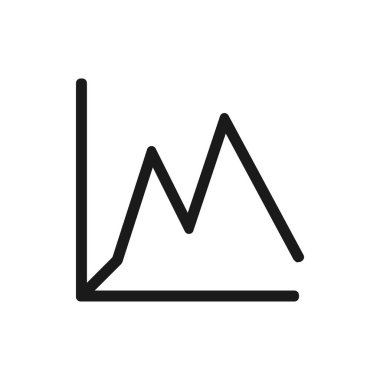 Satır grafik simgesi tasarımı