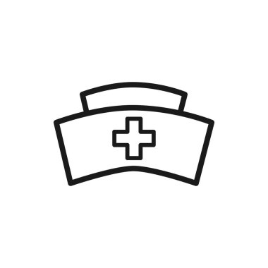 Hemşire şapka simgesi tasarım