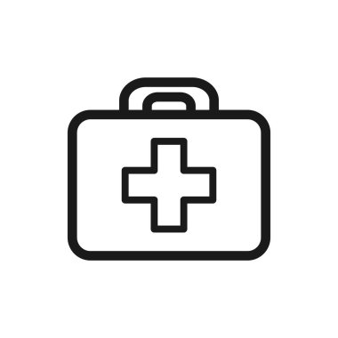 İlk yardım çantası simgesi tasarımı
