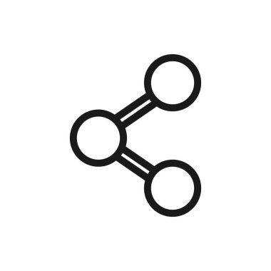 molekül simge vektör tasarımı
