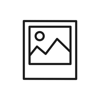 Resim, resim veya fotoğraf galerisi vektör tasarımı