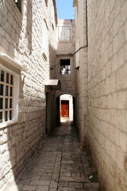 Hırvatistan - Trogir Dalmaçya '. Eski kasaba detay.