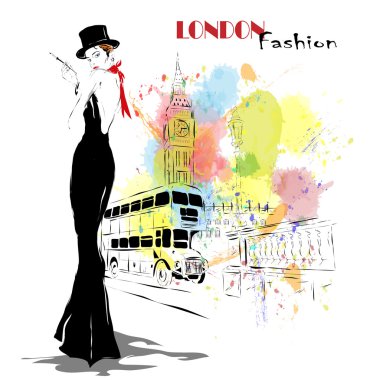 Kroki tarzı kız moda