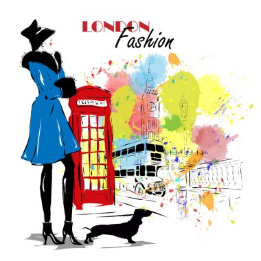 Kroki tarzı kız moda