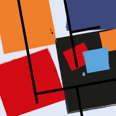 Modern arka plan. Kübizm