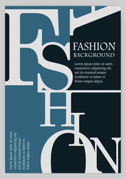 Fashion background, typographics. — Stock Vector